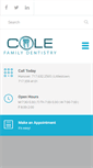 Mobile Screenshot of coledentistry.net